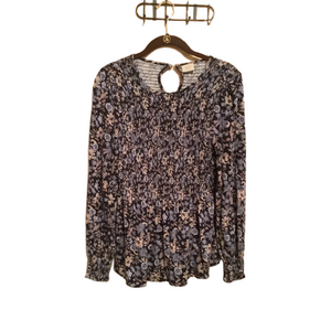 GOOD HART~PEPLUM HEM BLOUSE~ XS